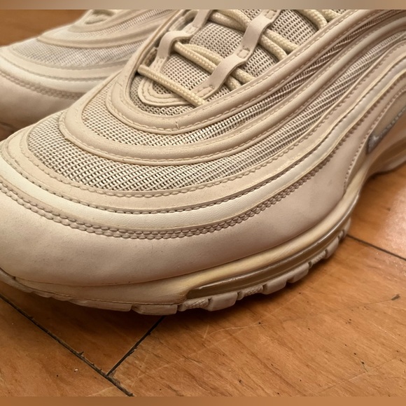 NIKE AIR MAX 97 white sneakers - size 12 - Picture 9 of 11